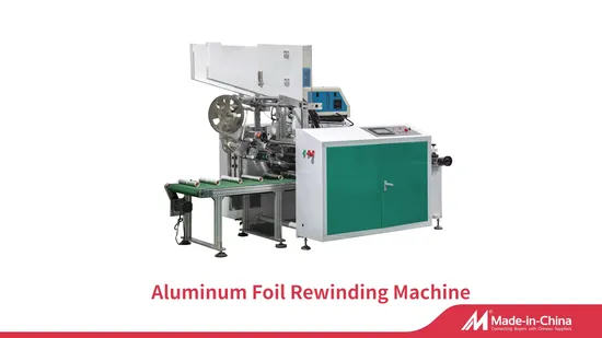 Factory Direct Automatic Tin Foil Cutter Jumbo Roll Aluminum Foil Baking Paper Kraft Paper Insulation Foil Cutting Slitting Rewinding Making Machine Rewinder 