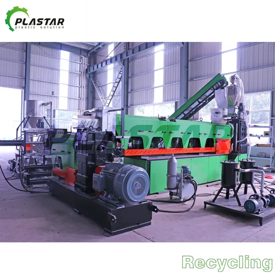 Plastic PE/PP/HDPE/LDPE/LLDPE/BOPP Film/Bag/Woven Bag/Non Woven/Fiber/Granulating Line/Agglomeration Recycling/Compact Pelletizing Machine 