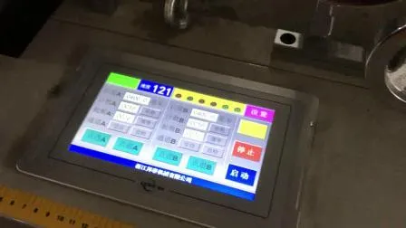 Automatic 4 Lines Biodegradable Plastic Vest Handle Bag Making Machine 