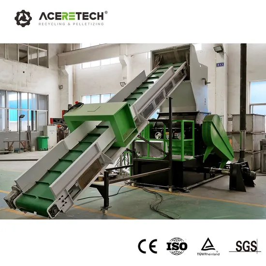 Plastic Waste Crusher Machine for PPR/PVC/Pb Plastic Pipe Recycling 