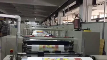 6 Colors High Speed Paper Cup Flexo Printing Machine with Camera 